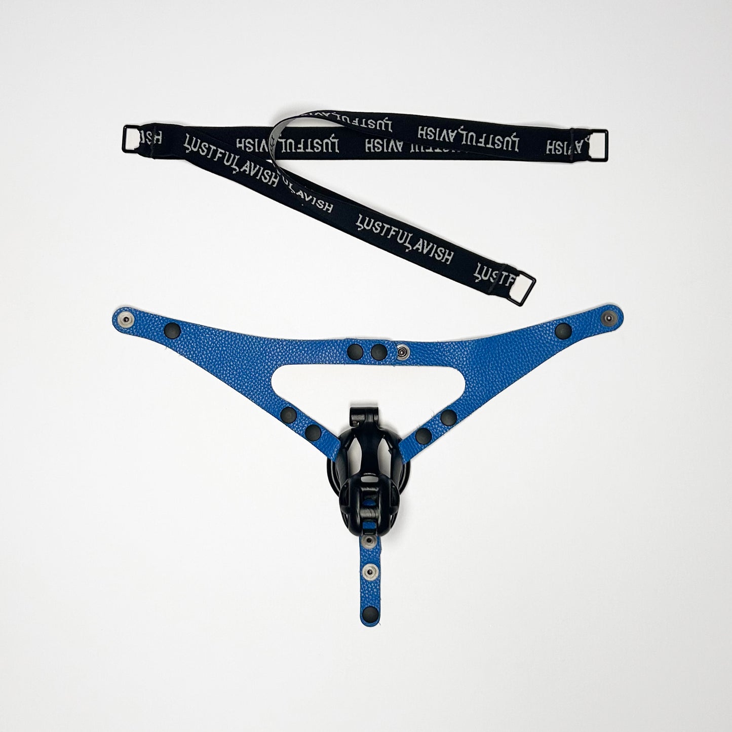 Blue Jock Harness - Black