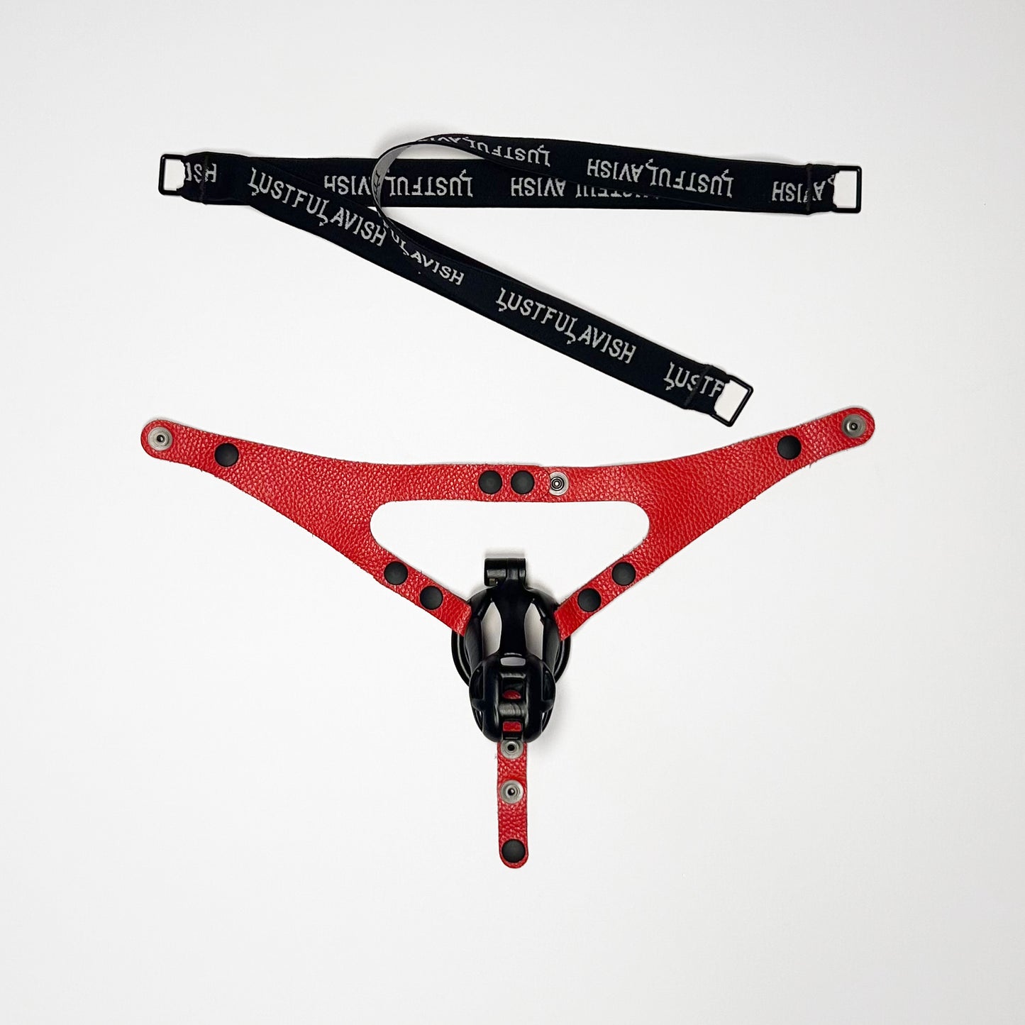 Red Jock Harness - Black