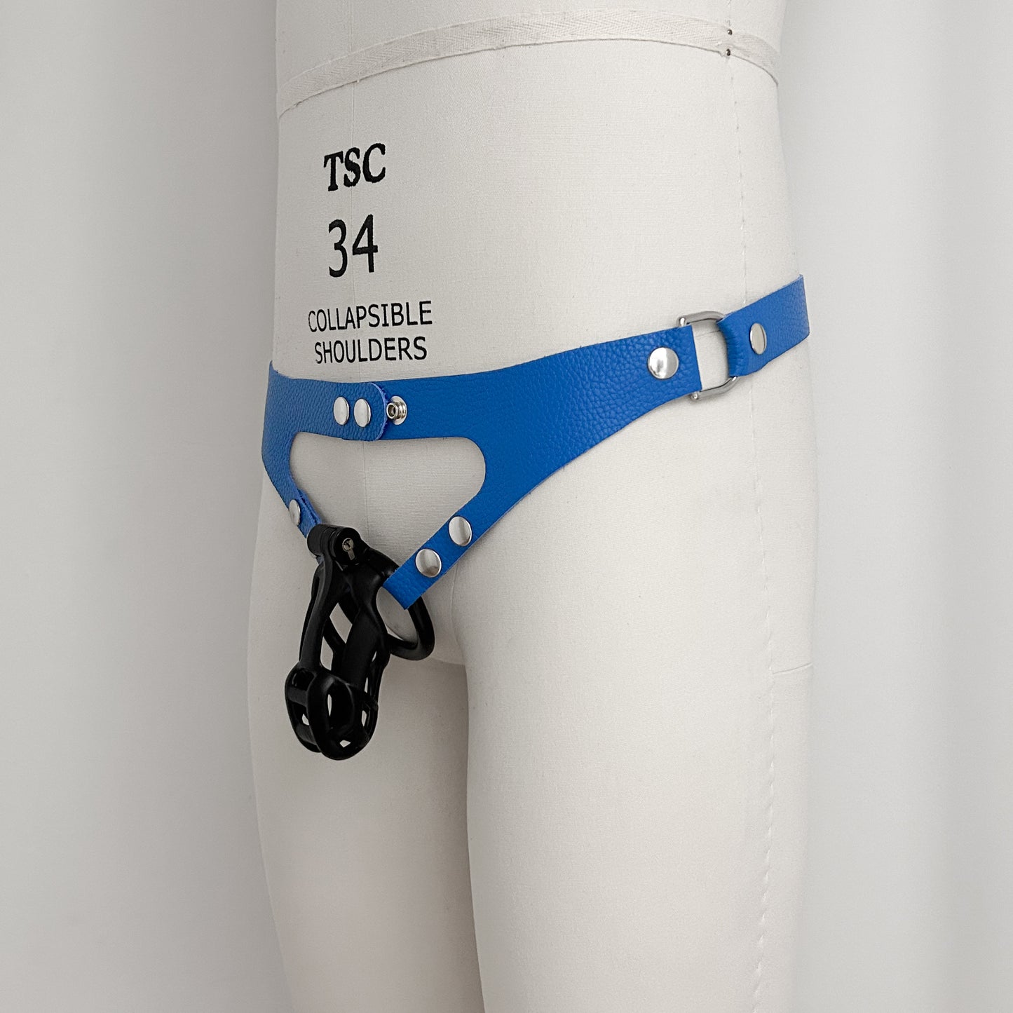 Blue Chastity Harness - Classic