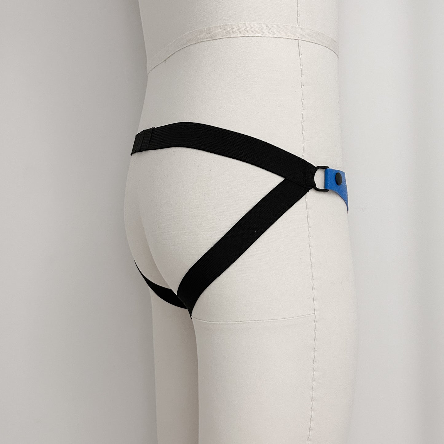 Blue Jock Harness - Black