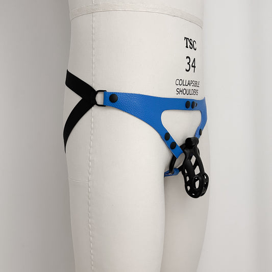 Blue Jock Harness - Black