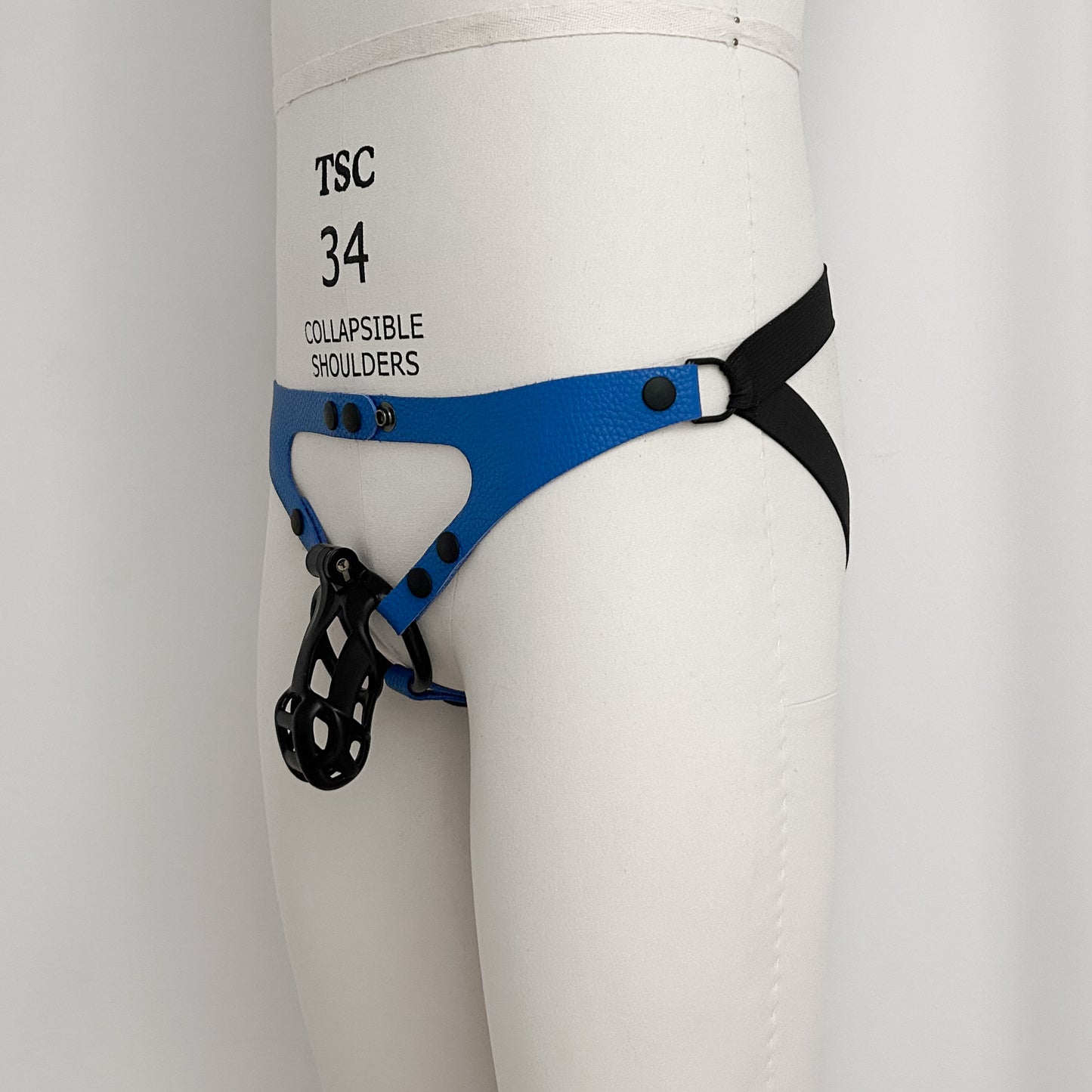 Blue Jock Harness - Black