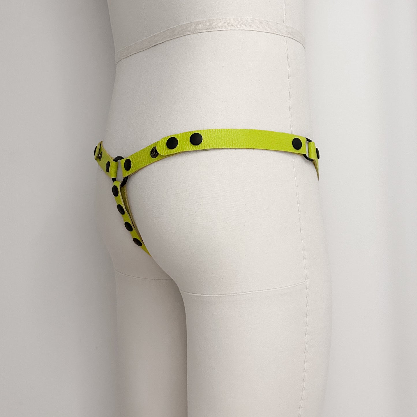 Brat Green Thong Harness - Black