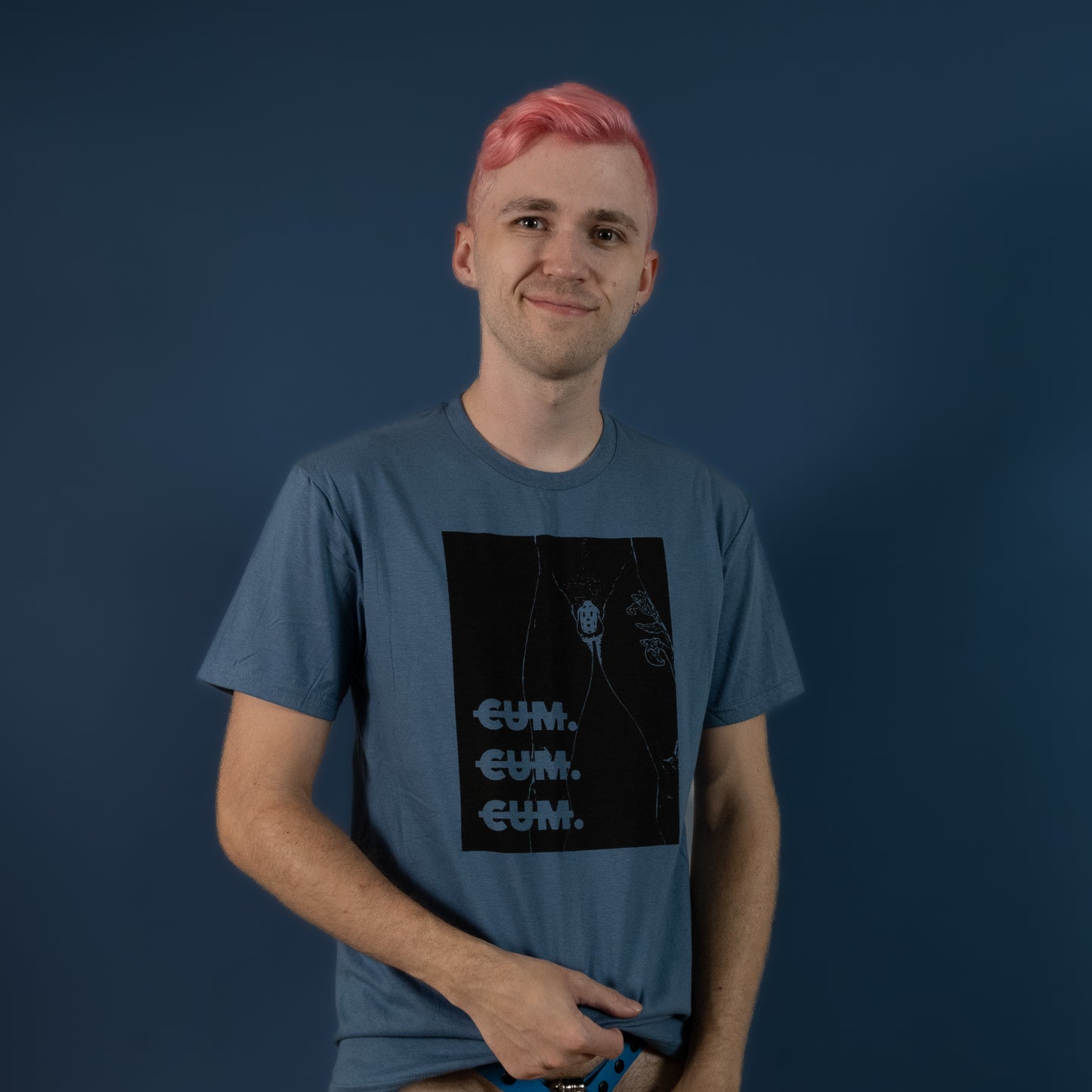 Cum Cum Cum - Indigo - T-Shirt