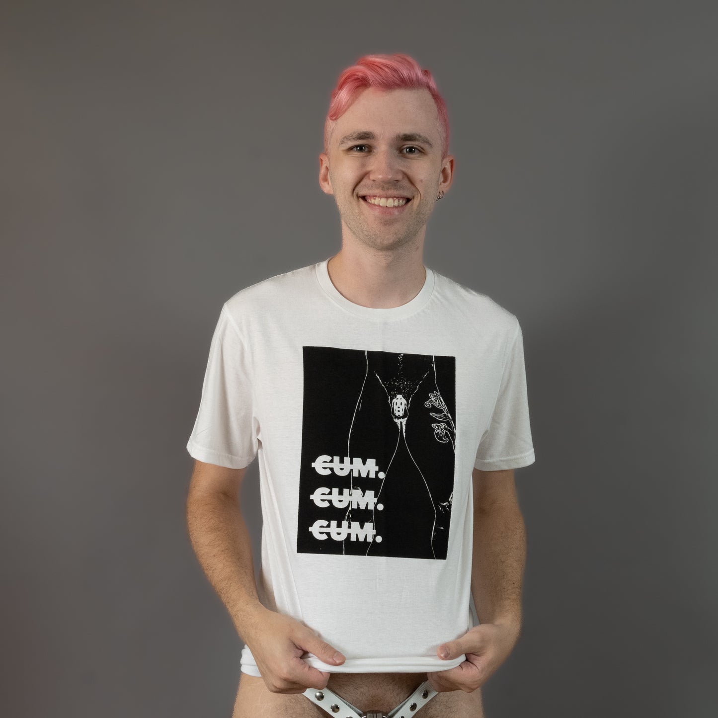 Cum Cum Cum - White - T-Shirt
