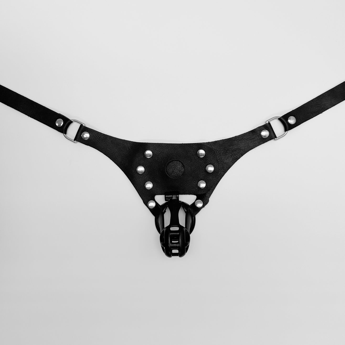 Black Chastity Vac-U-Lock Harness - Classic
