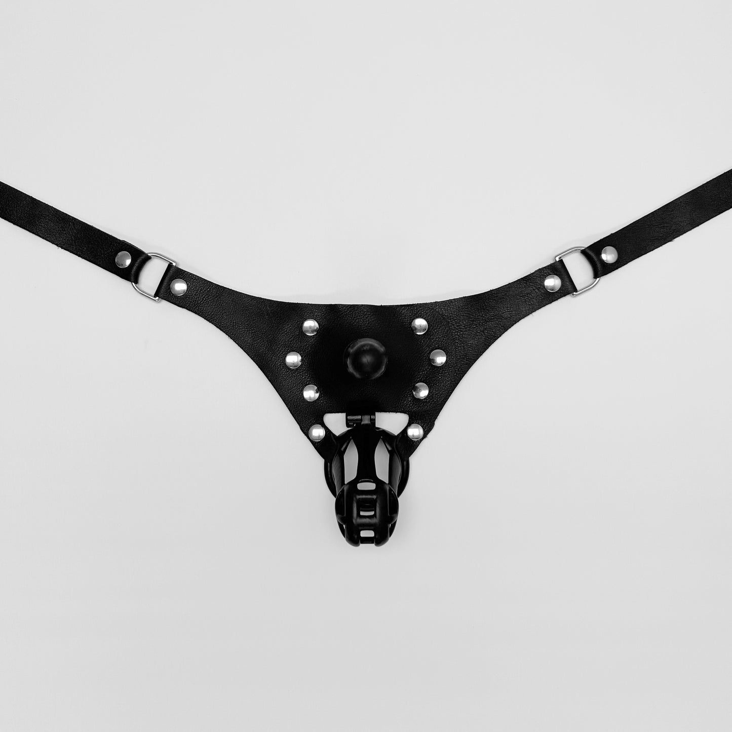 Black Chastity Vac-U-Lock Harness - Classic