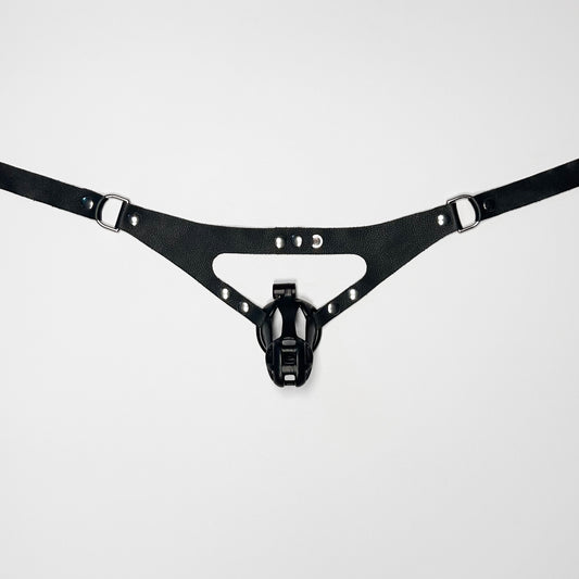 Black Chastity Harness - Classic