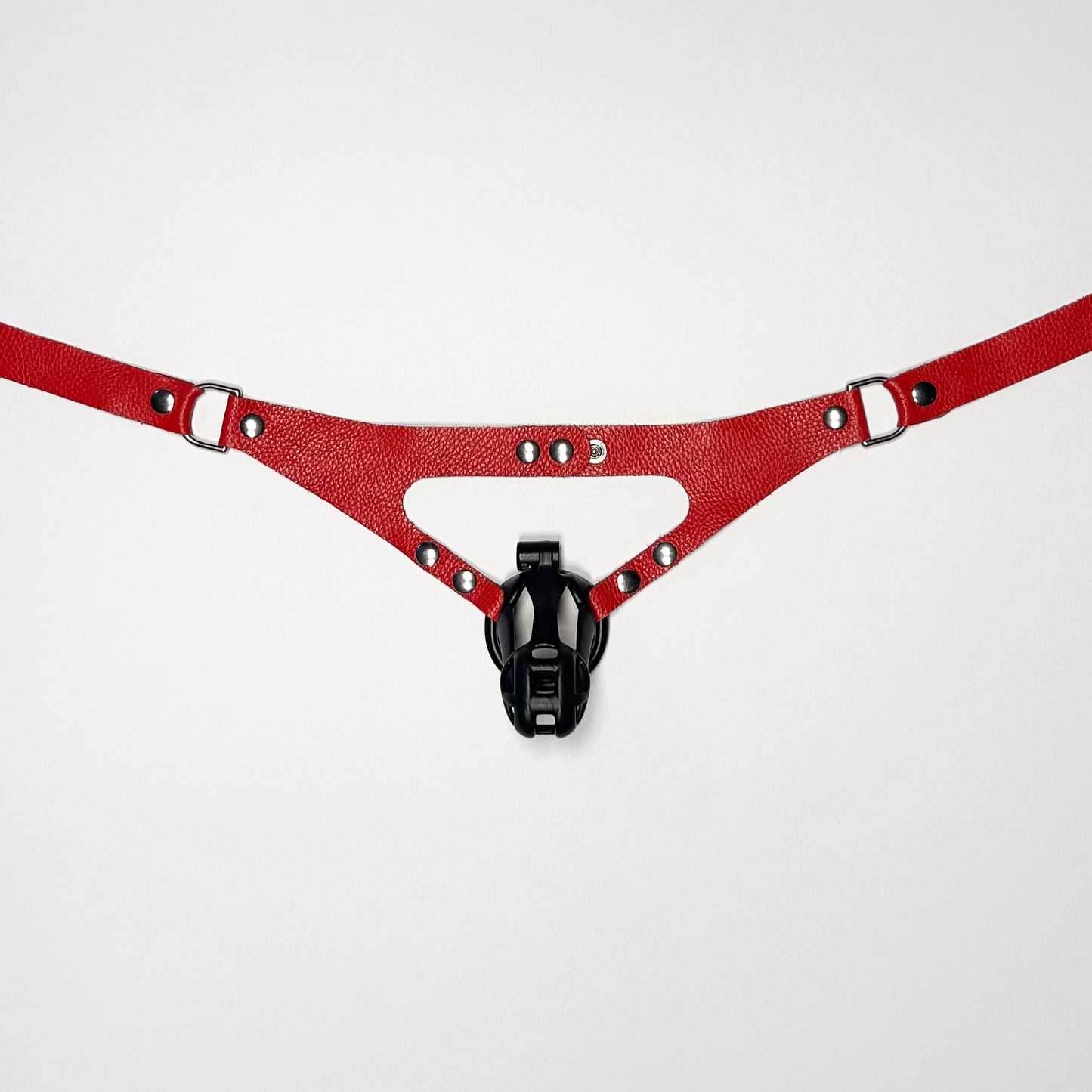 Red Chastity Harness - Classic