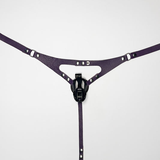 Purple Thong Harness - Classic
