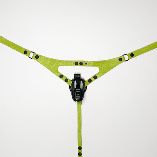 Brat Green Thong Harness - Black
