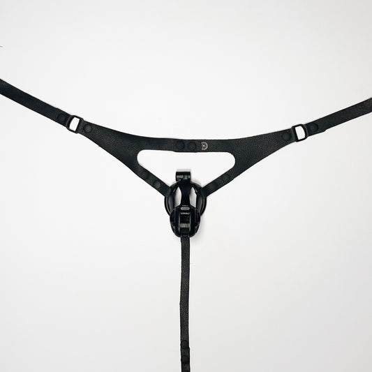 Black Thong Harness - Black