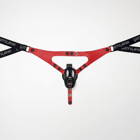 Red Jock Harness - Black