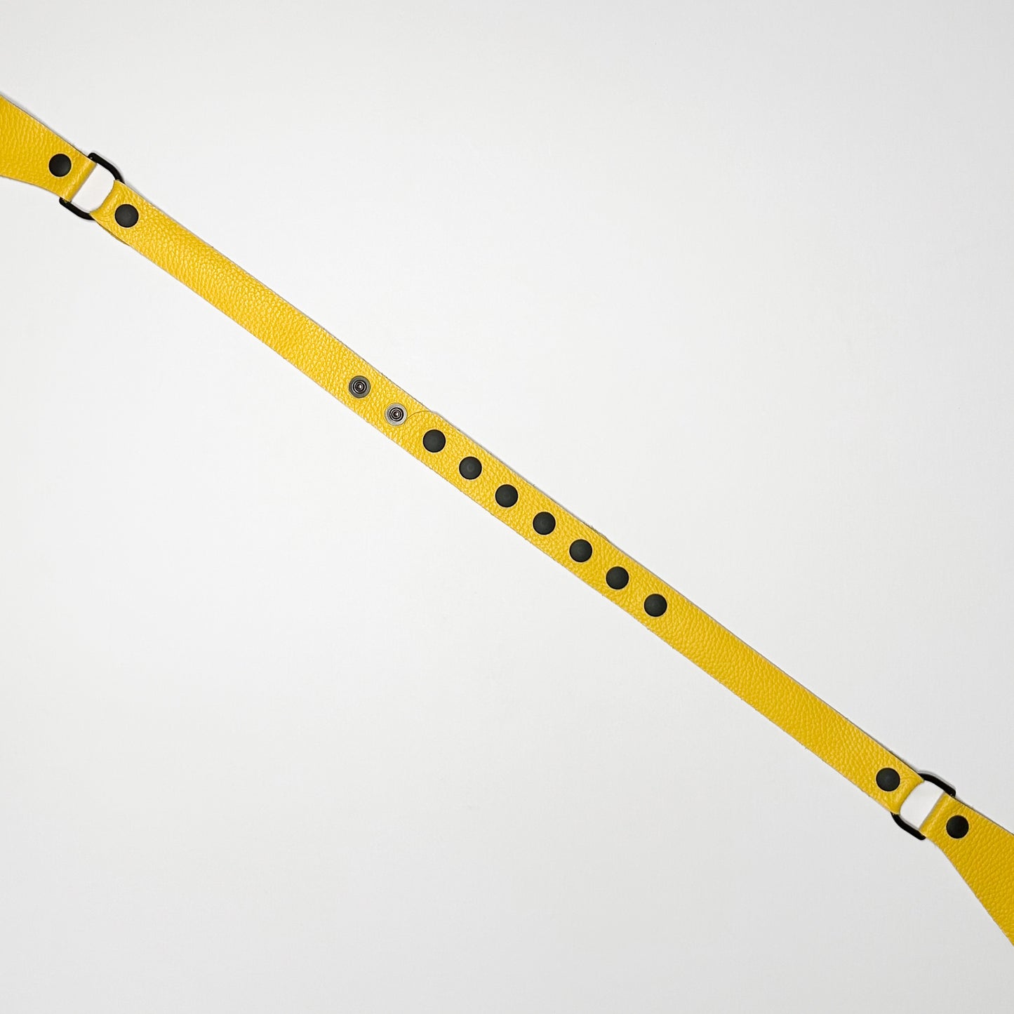 Yellow Chastity Harness - Black