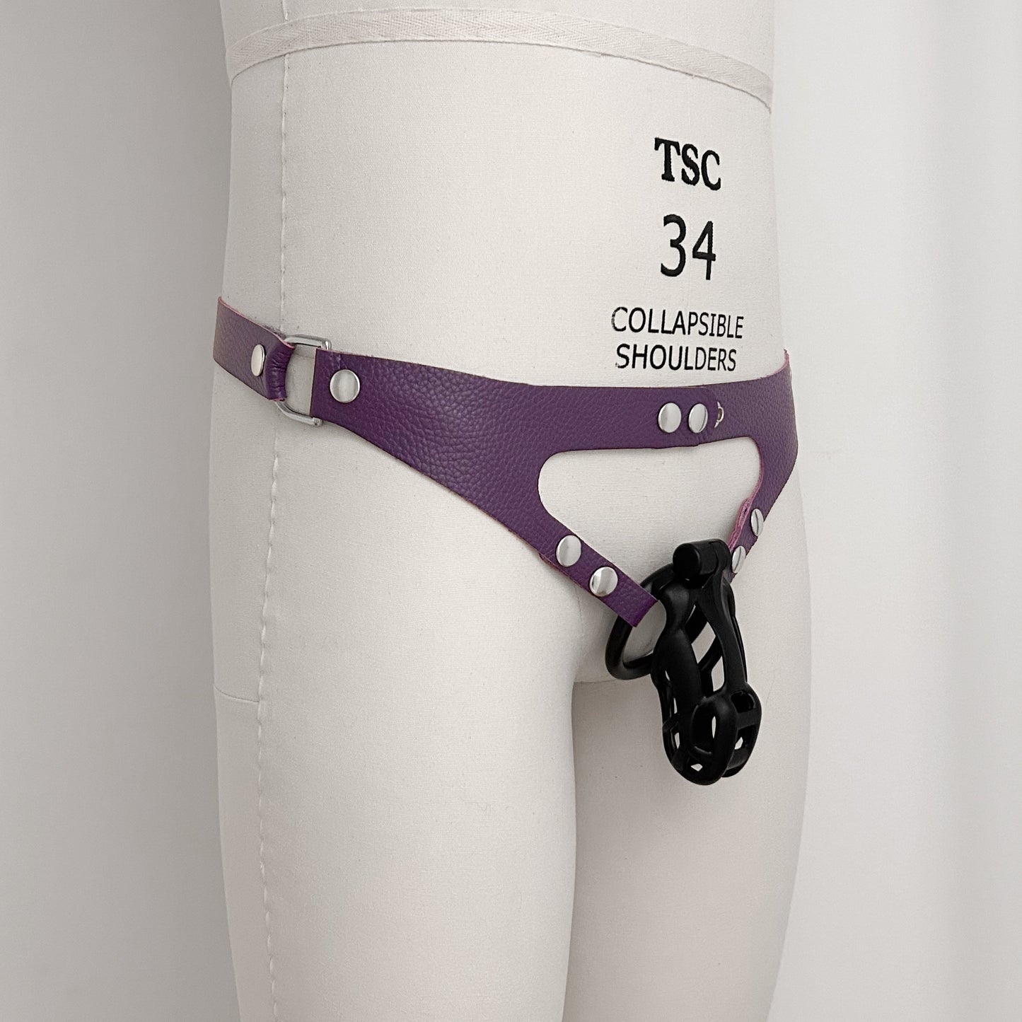 Purple Chastity Harness - Classic