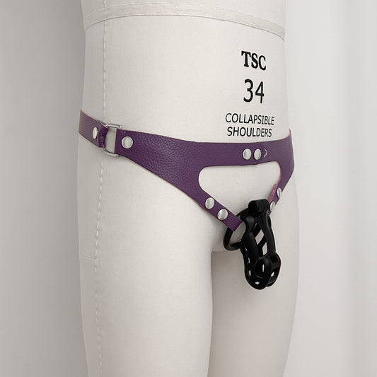 Purple Chastity Harness - Classic