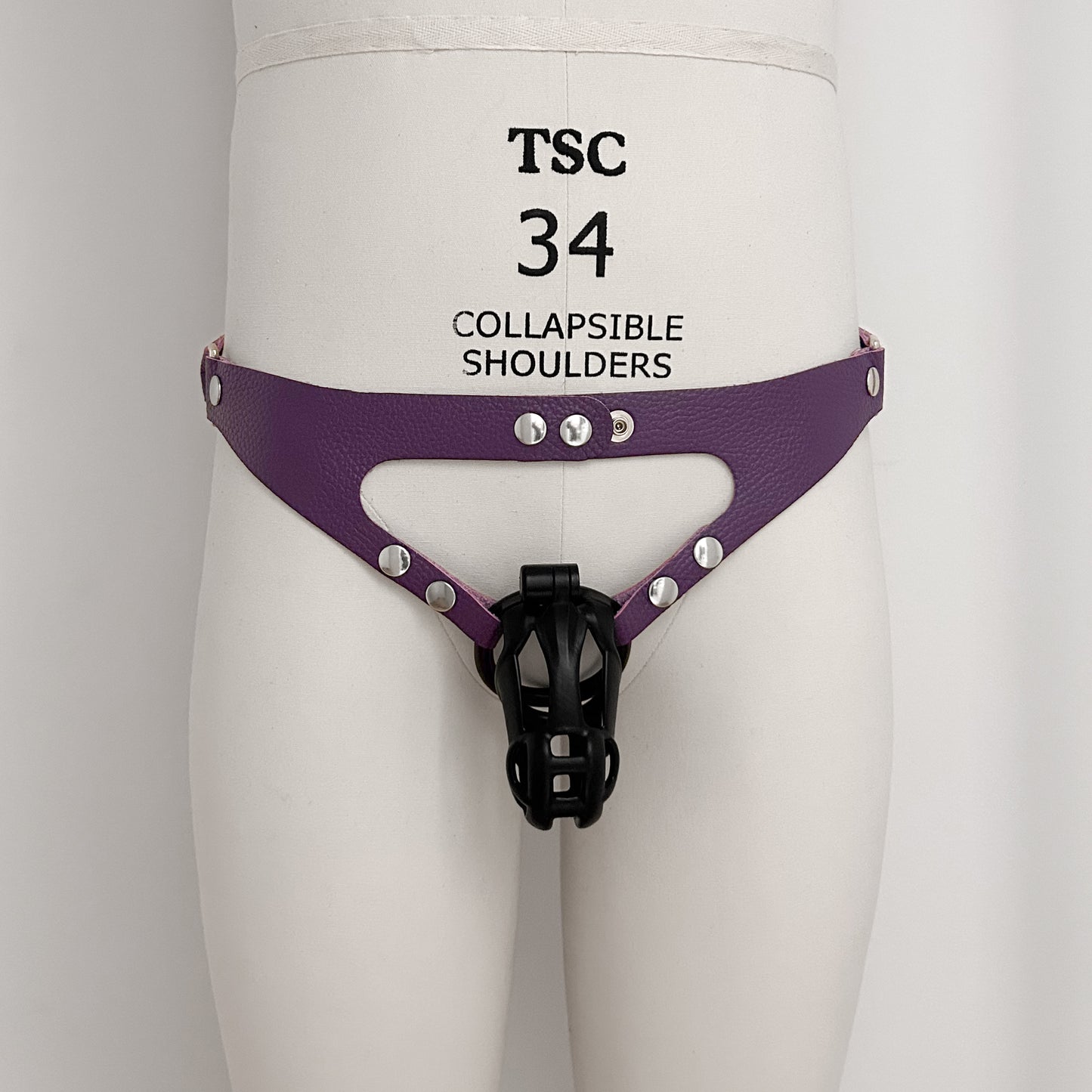 Purple Chastity Harness - Classic