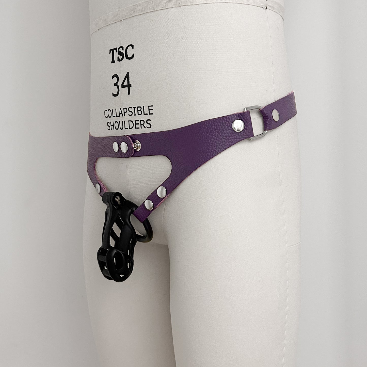 Purple Chastity Harness - Classic