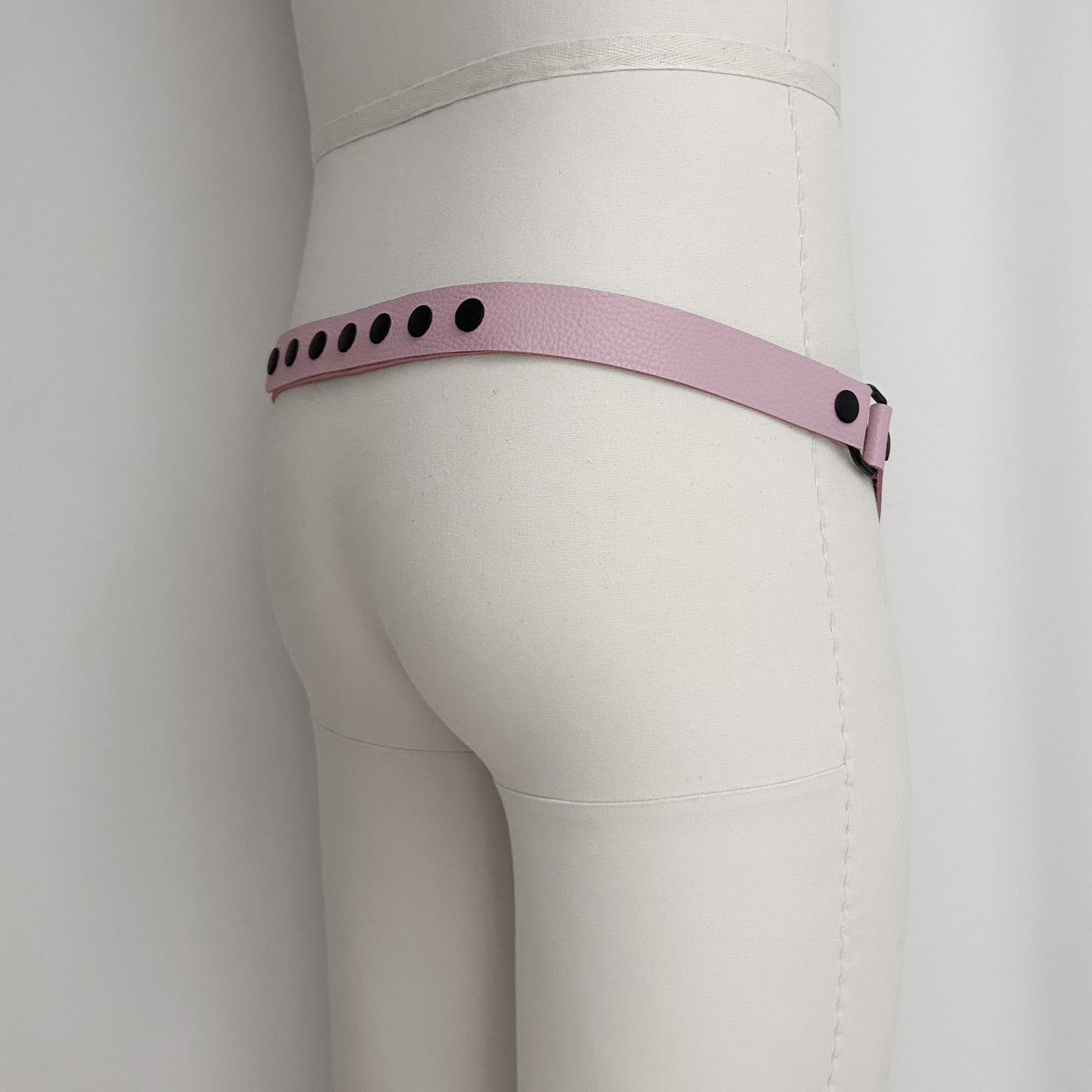 Lilac Chastity Harness - Black