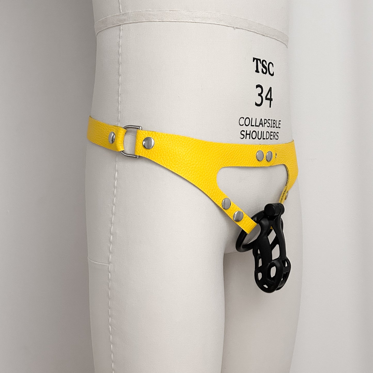 Yellow Chastity Harness - Classic