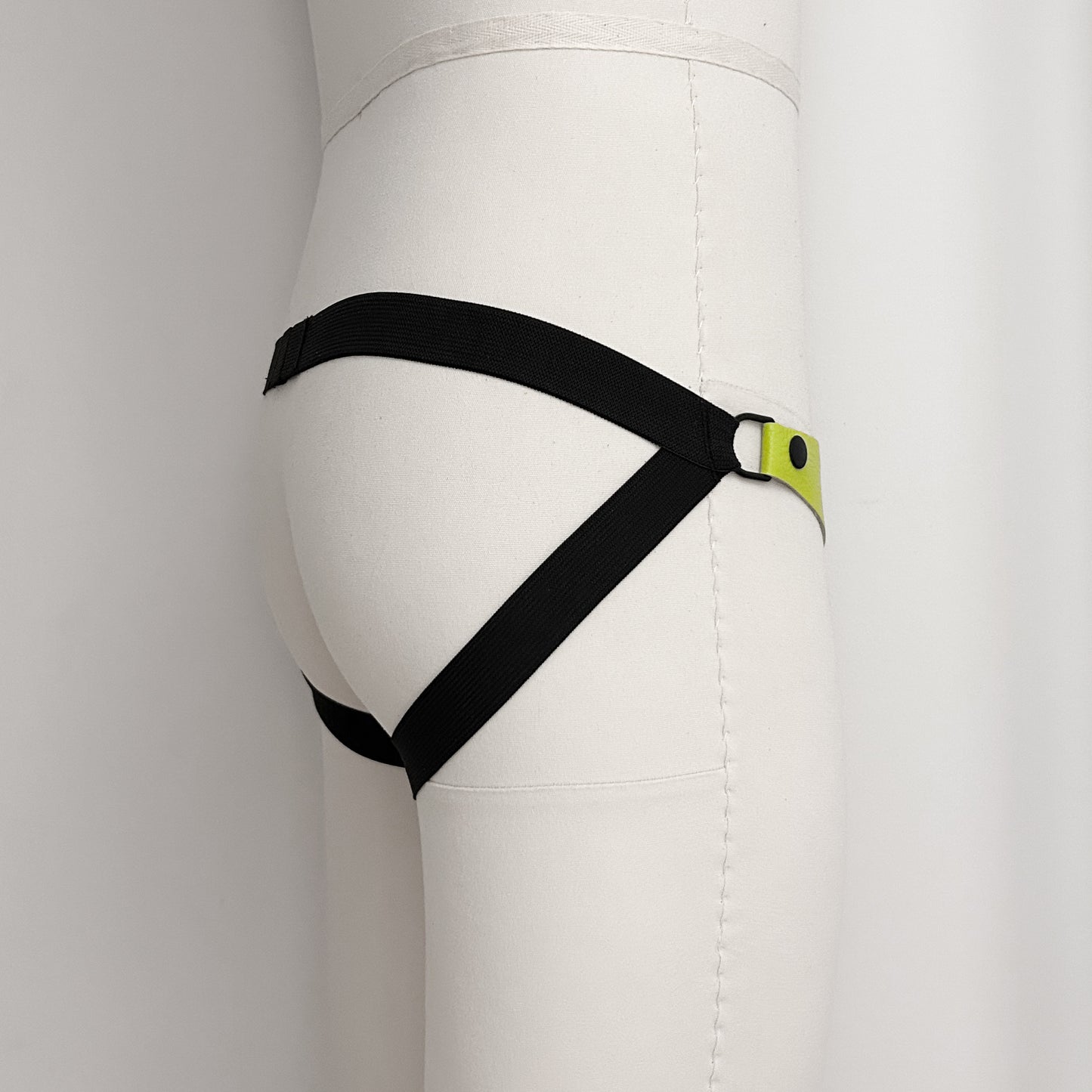 Brat Green Jock Harness - Black