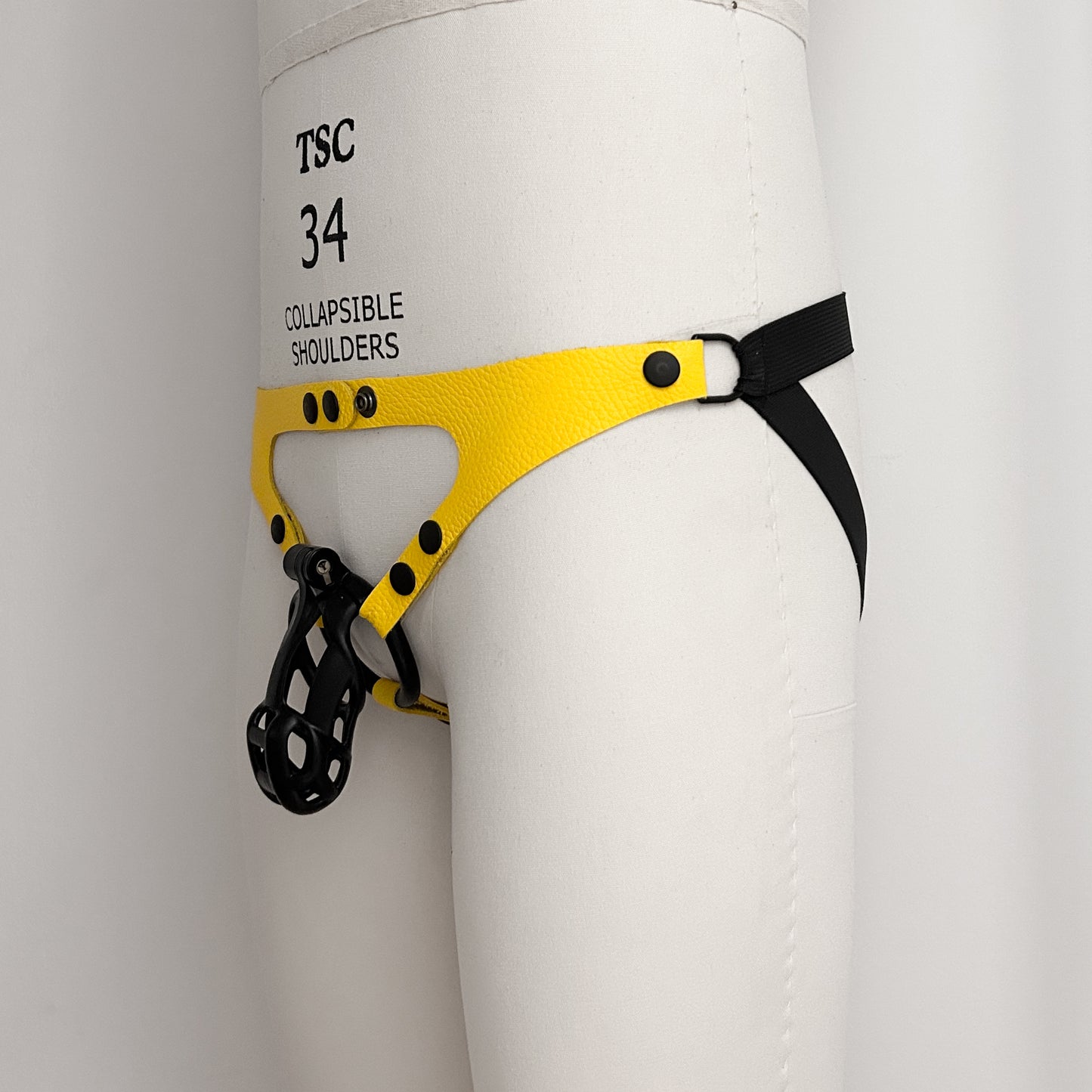 Yellow Jock Harness - Black