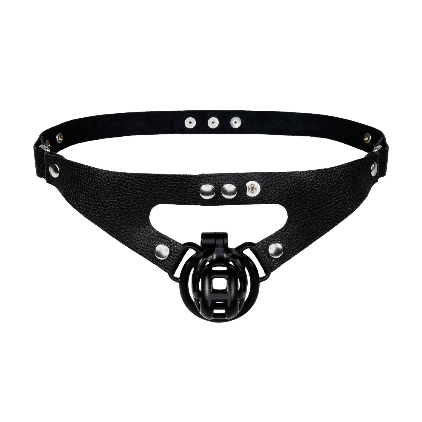 2-Loop Chastity Harness - Black