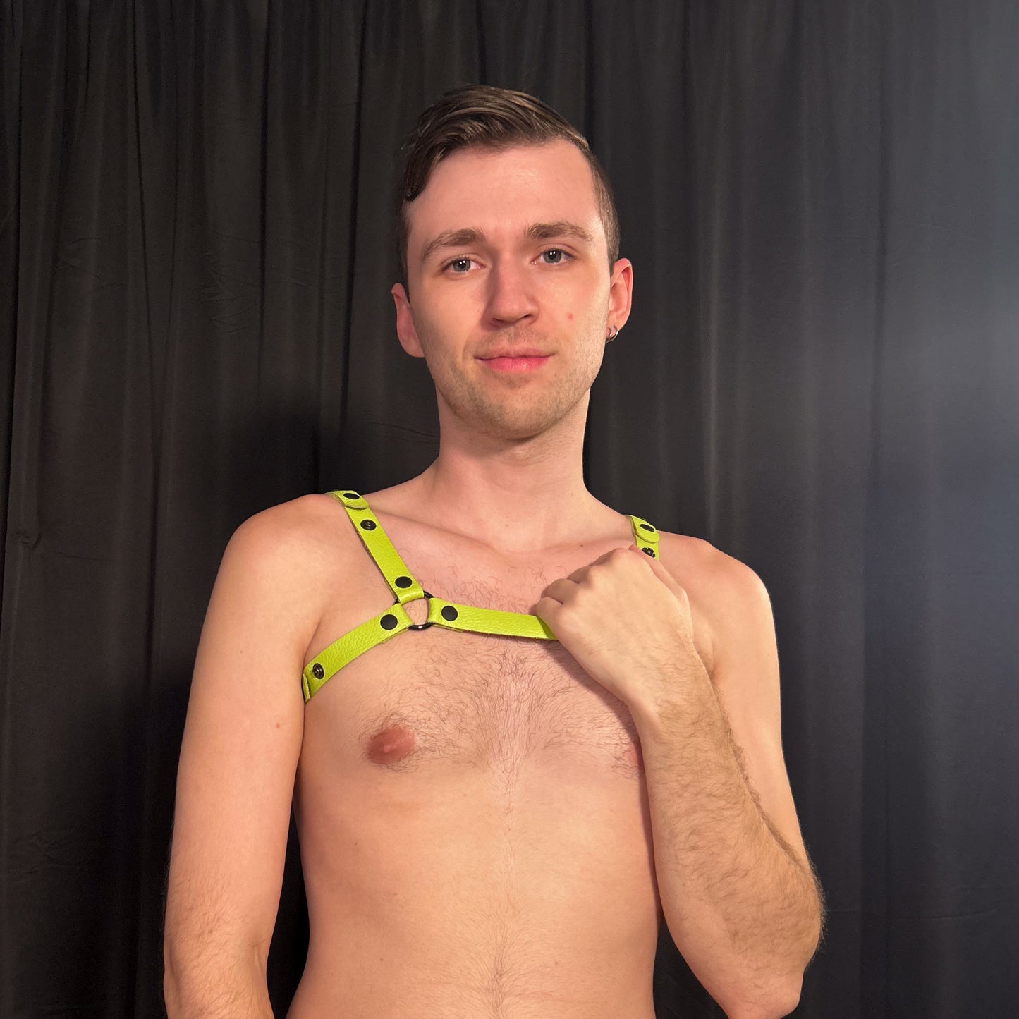 Brat Green Bulldog Harness 0.75 - Black