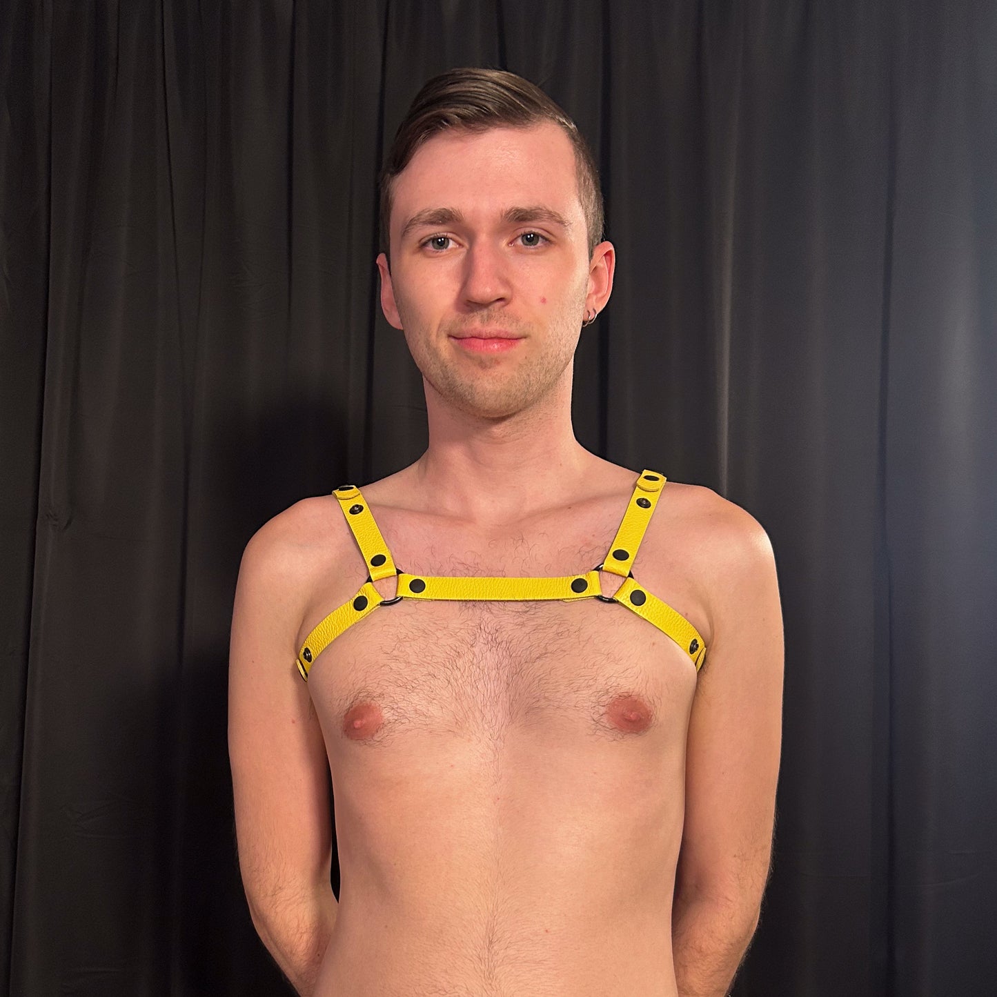 Yellow Bulldog Harness 0.75 - Black