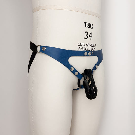 Electric Blue Jock Harness - Classic