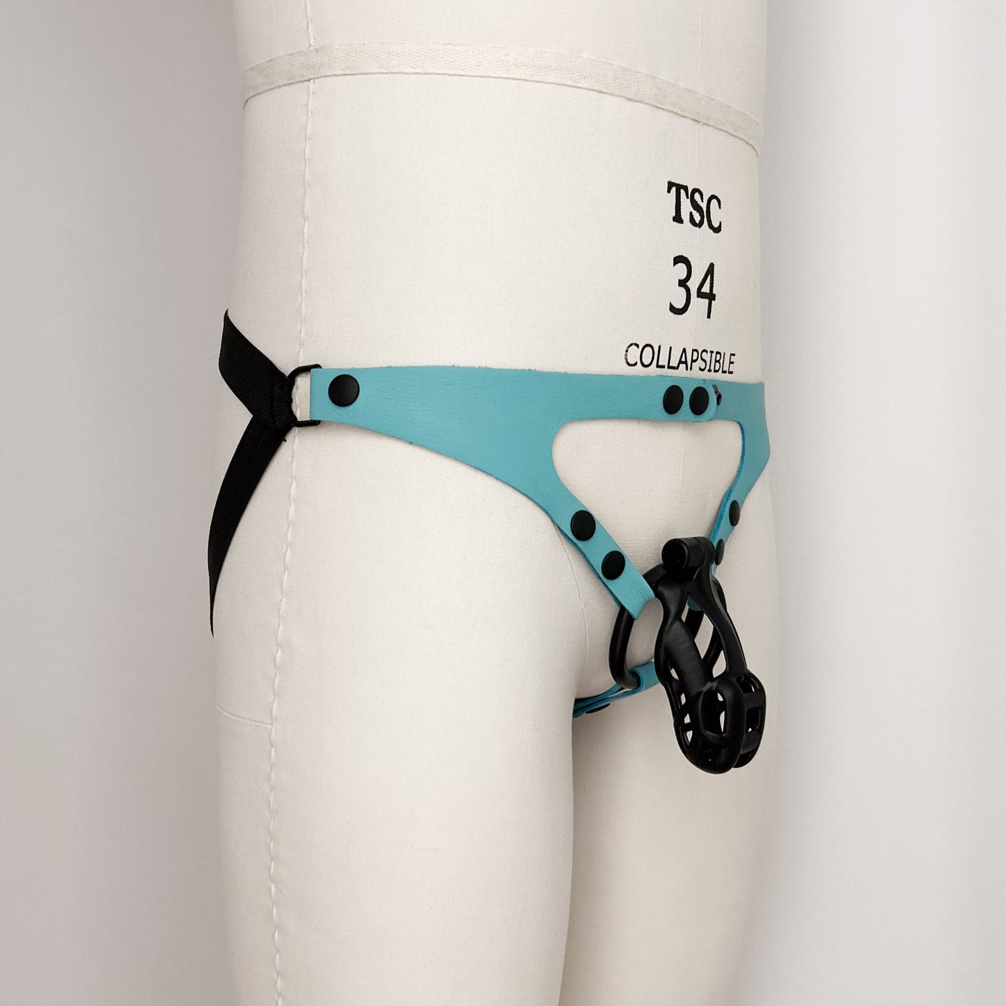 Teal Jock Harness - Black