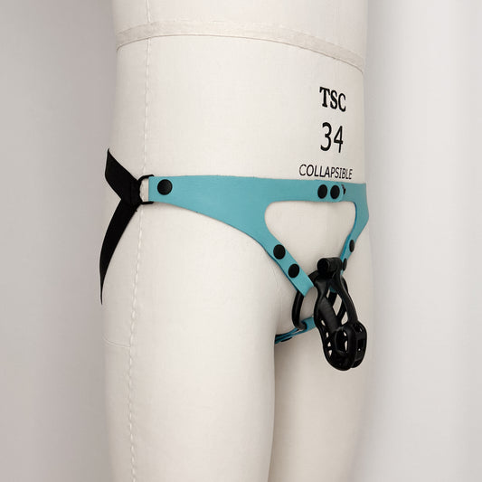 Teal Jock Harness - Black