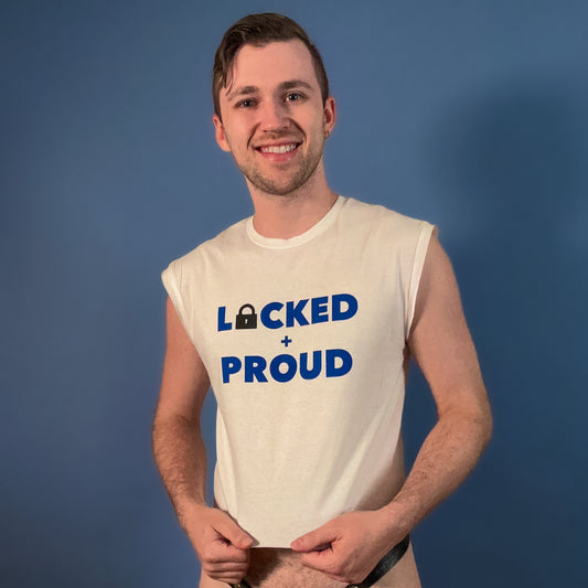 Locked + Proud - Low Cut Sleeveless Crop Top