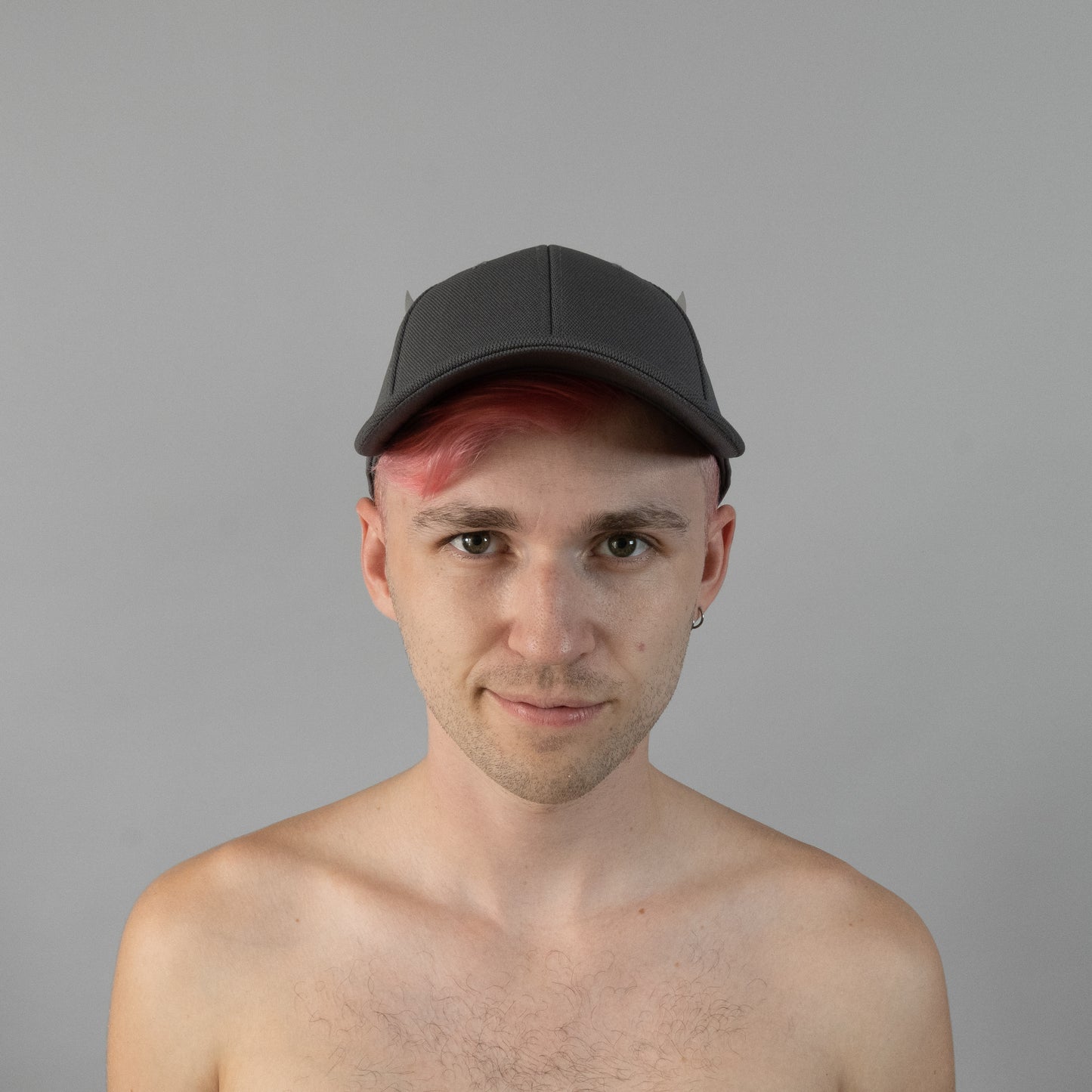 Horny Devil Cap - Grey