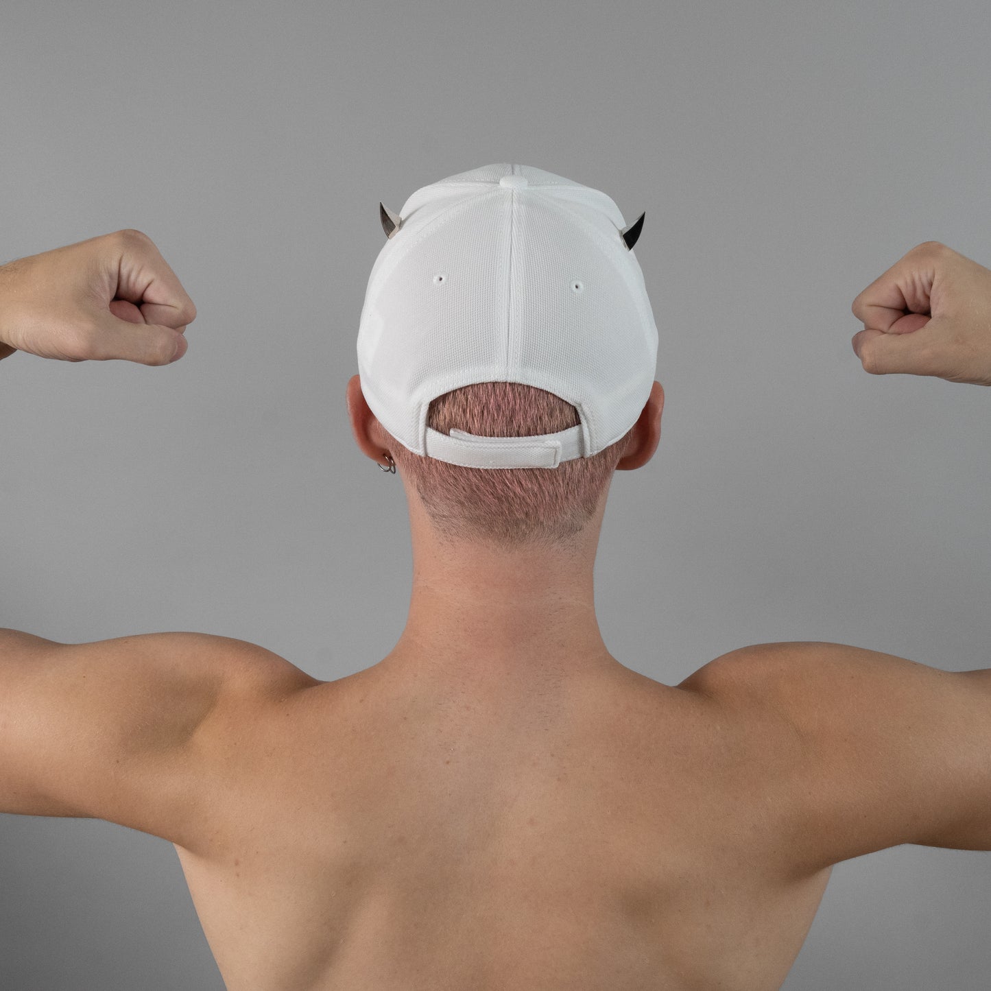 Horny Devil Cap - White