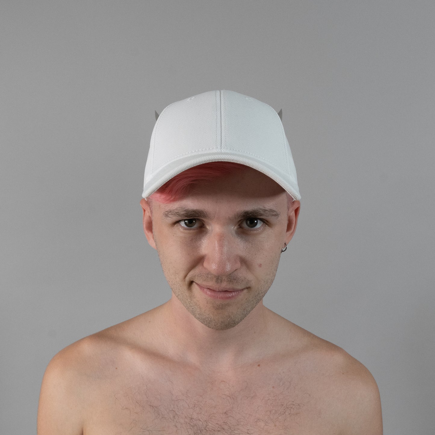 Horny Devil Cap - White