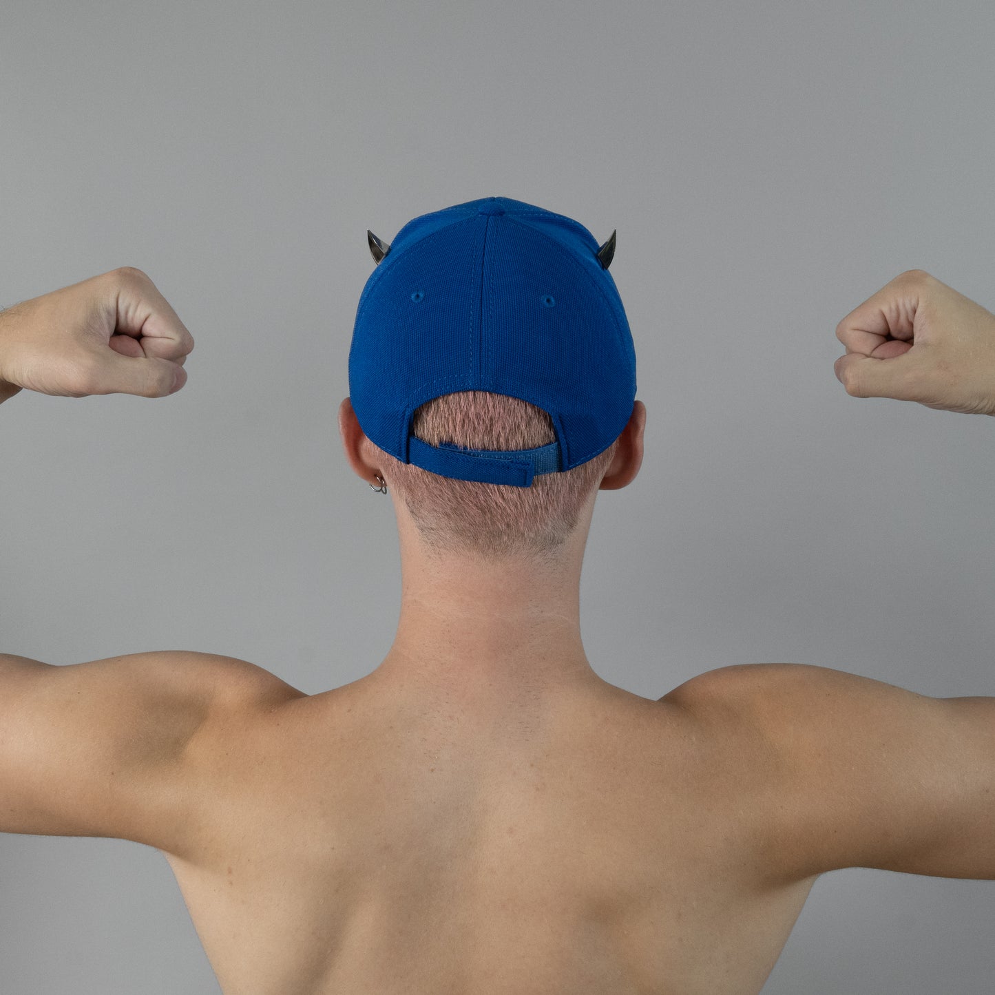 Horny Devil Cap - Royal Blue