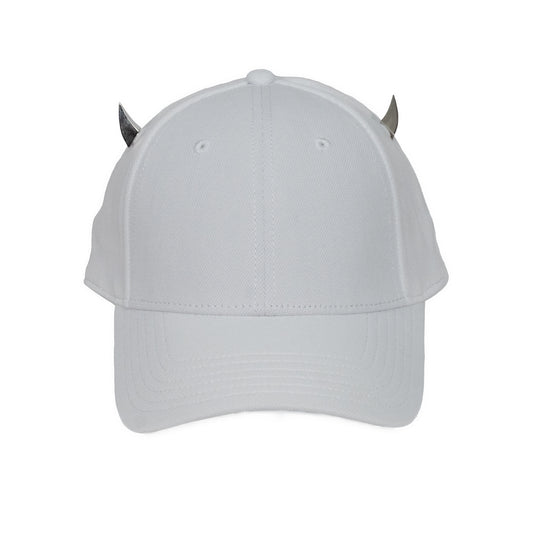 Horny Devil Cap - White