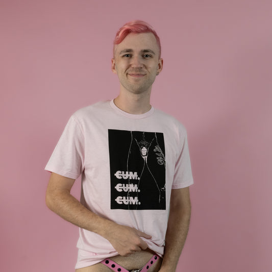 Cum Cum Cum - Pink - T-Shirt