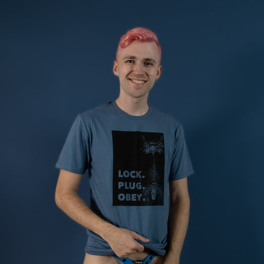 Lock Plug Obey - Indigo - T-Shirt