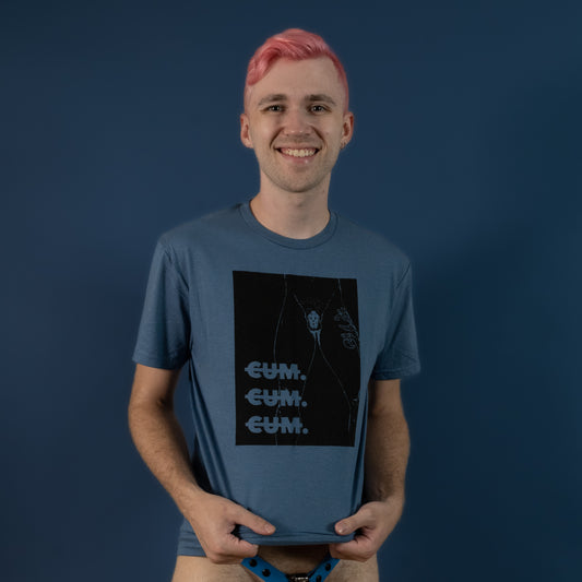 Cum Cum Cum - Indigo - T-Shirt