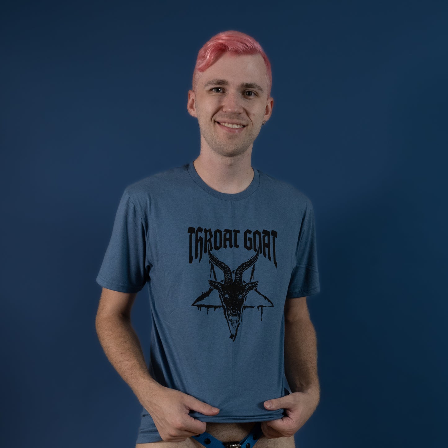 Throat Goat - Indigo - T-Shirt