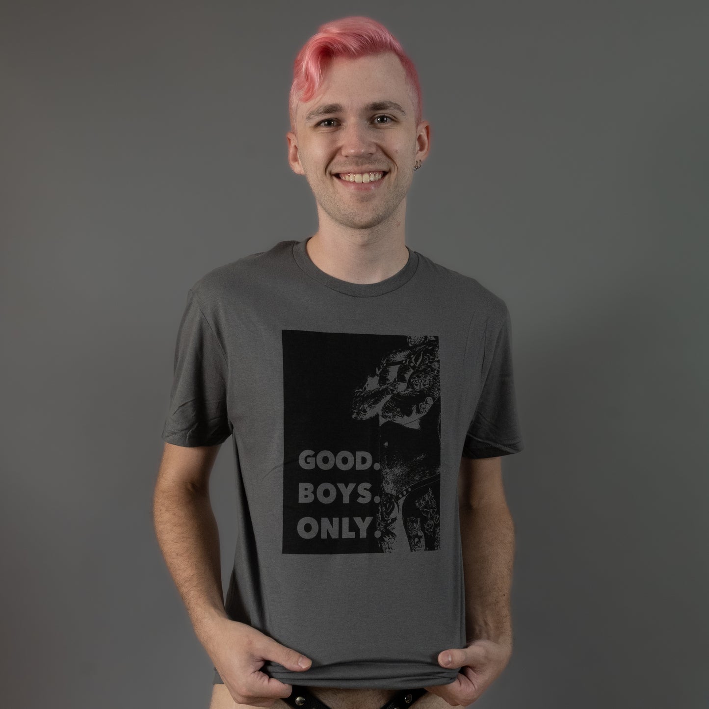 Good Boys Only - Charcoal - T-Shirt