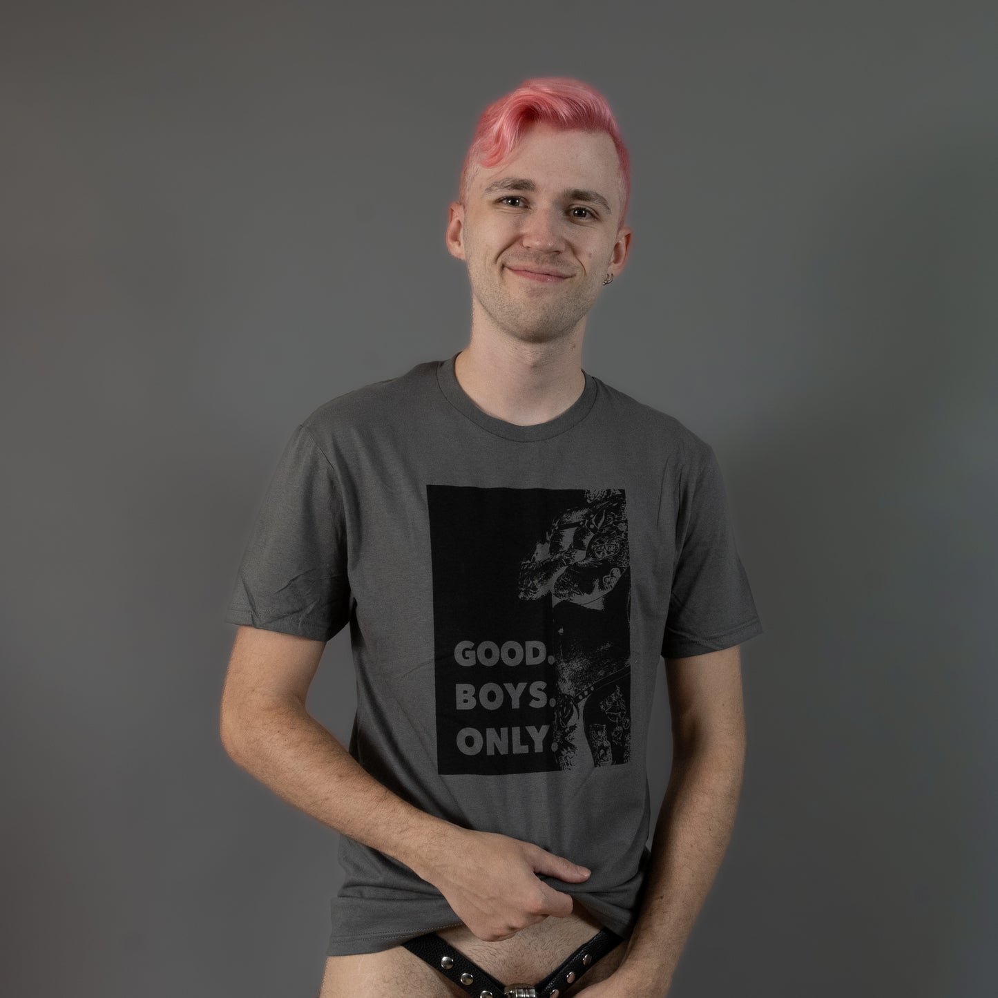 Good Boys Only - Charcoal - T-Shirt