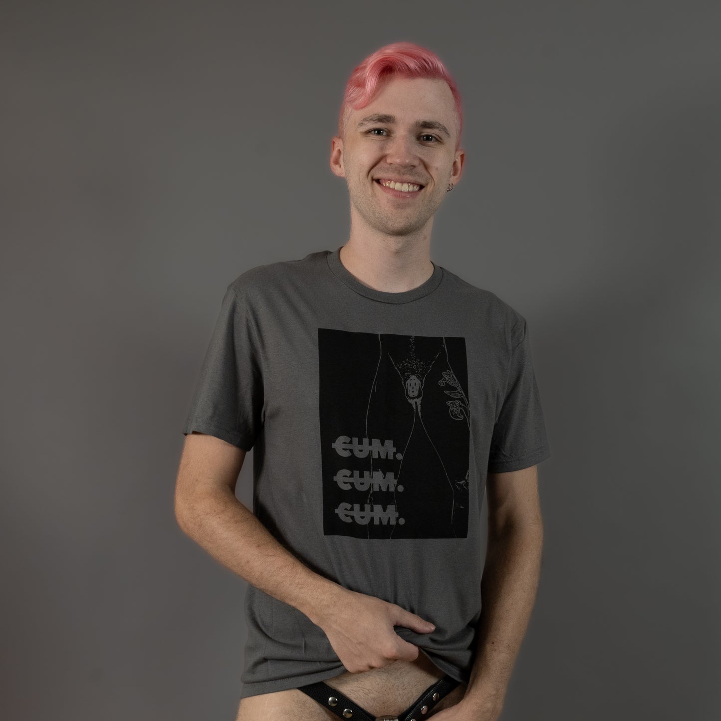 Cum Cum Cum - Charcoal - T-Shirt