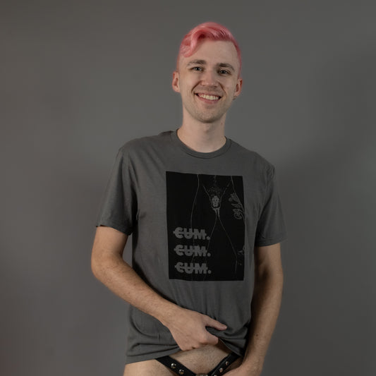Cum Cum Cum - Charcoal - T-Shirt