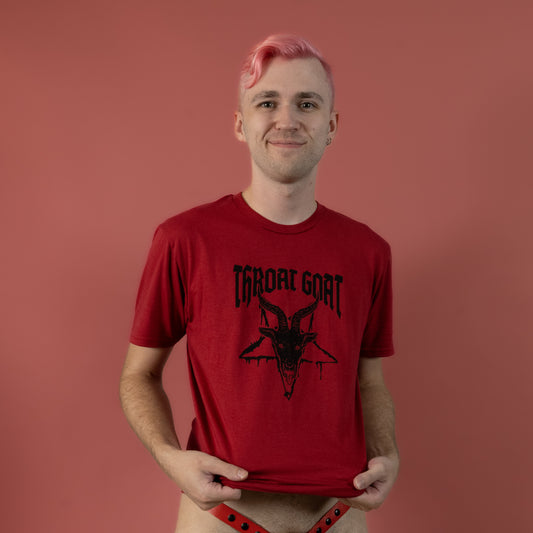 Throat Goat - Red - T-Shirt