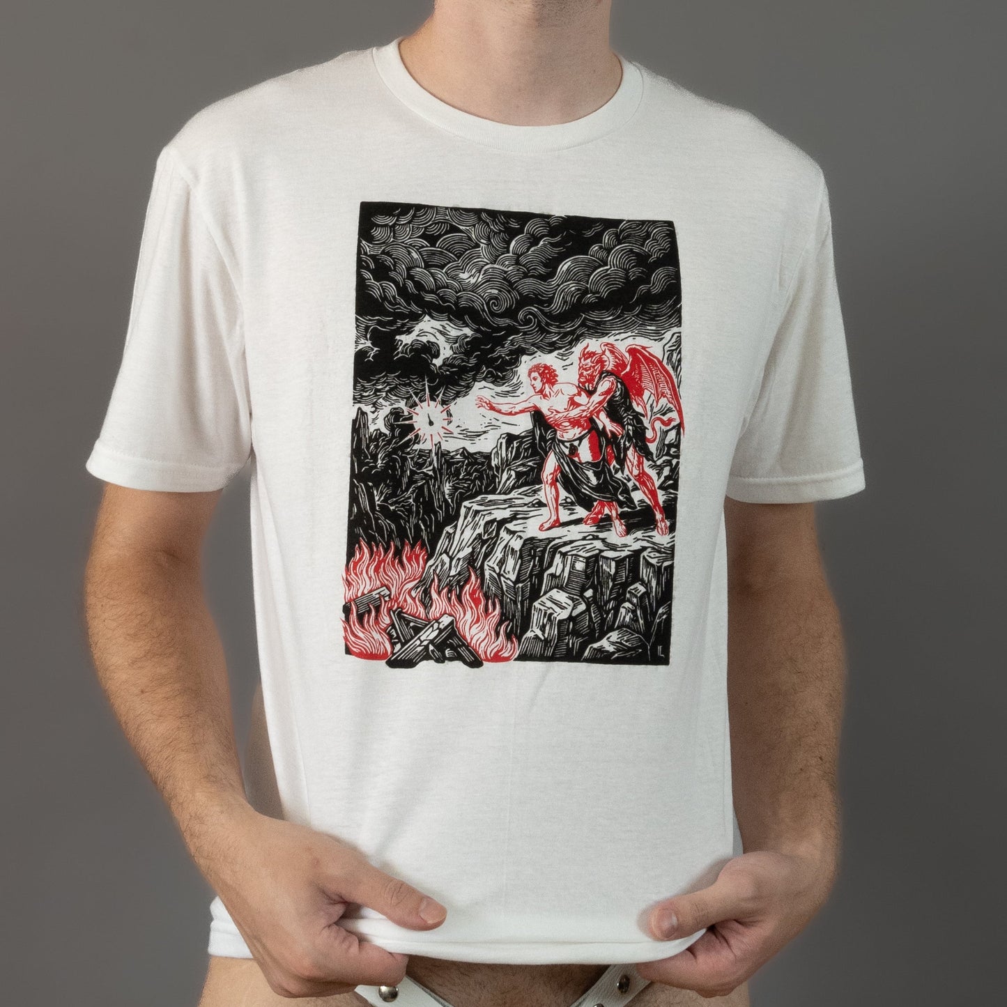 Locked Boy Purgatory - White - T-Shirt