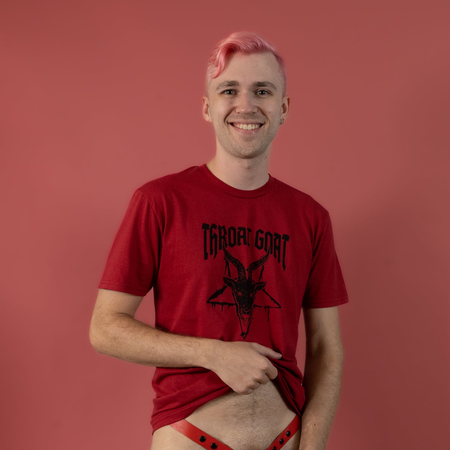 Throat Goat - Red - T-Shirt