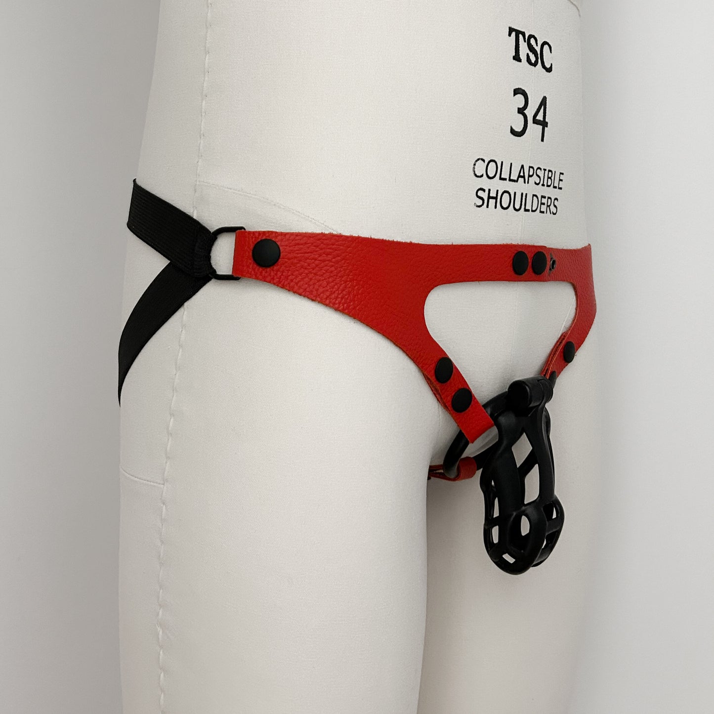 Red Jock Harness - Black